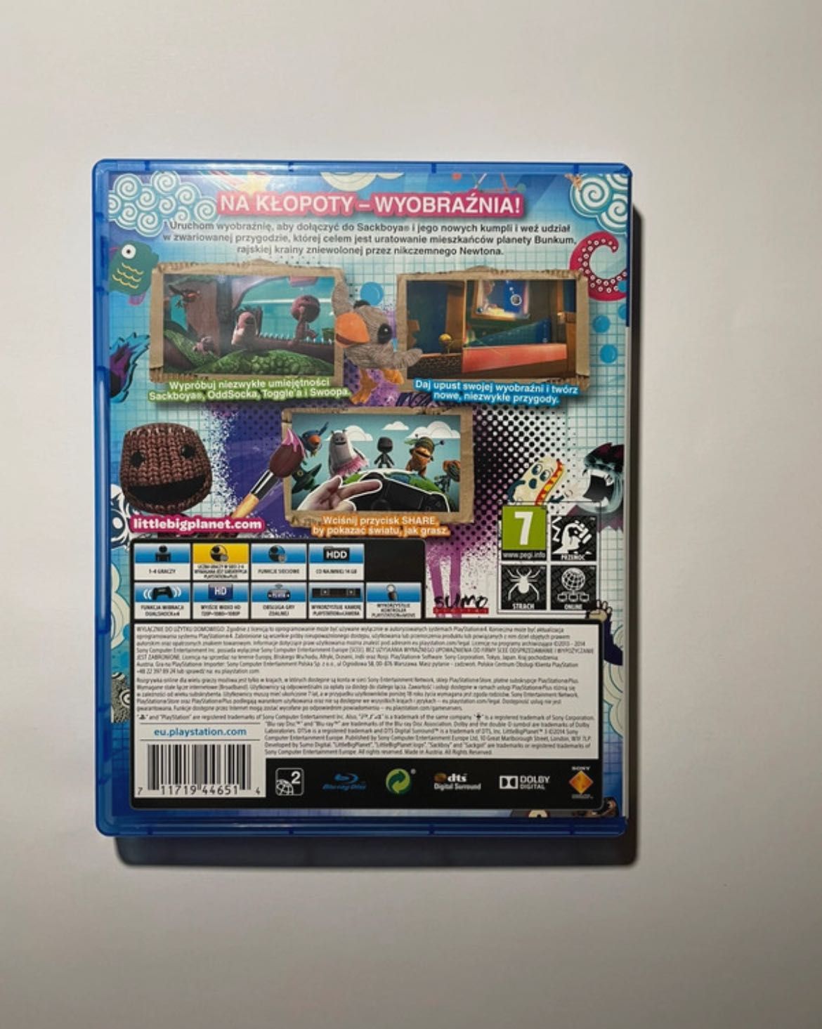 Little Big Planet 3 Gra PS4