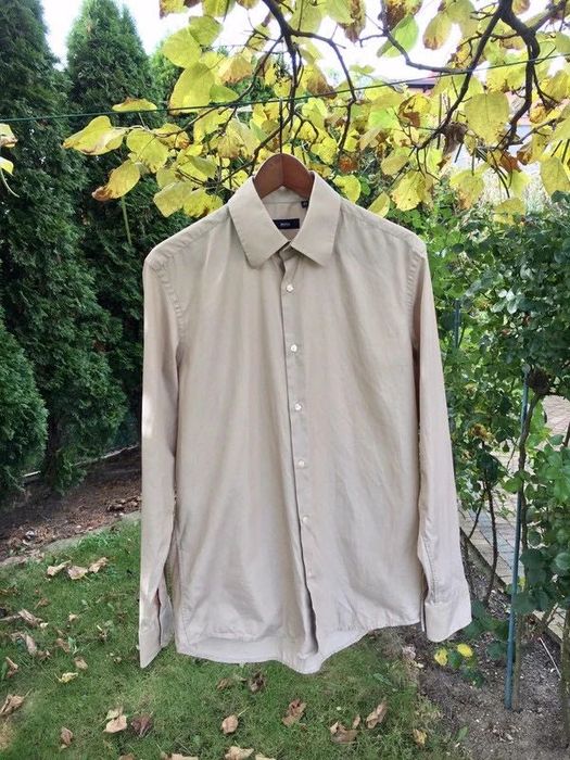 Nowa/new beżowa/beige koszula/shirt Hugo Boss M/L premium quality