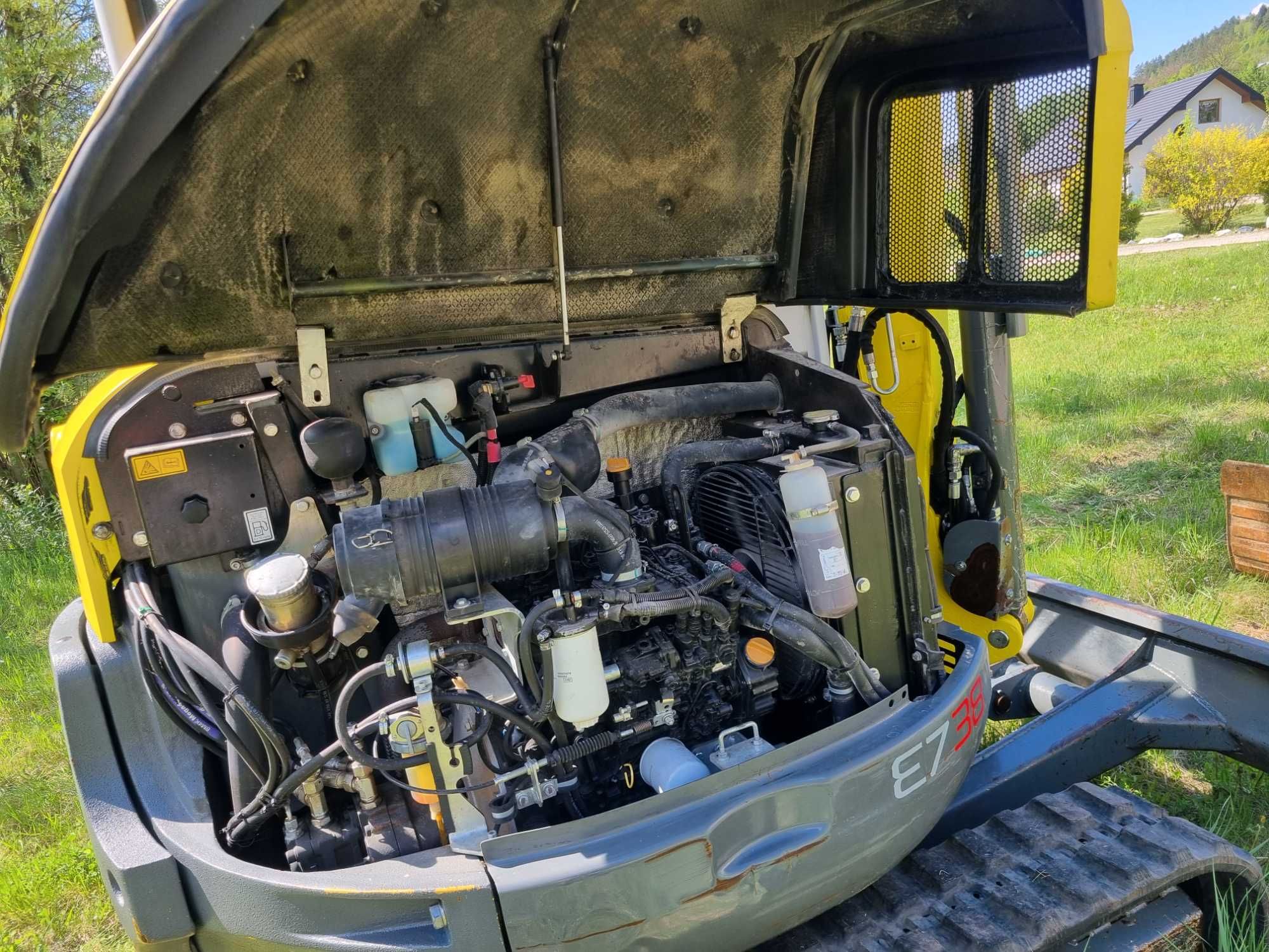 WACKER NEUSON EZ38 Minikoparka 4tony 2015r 2399h z Norwegii JAK NOWA