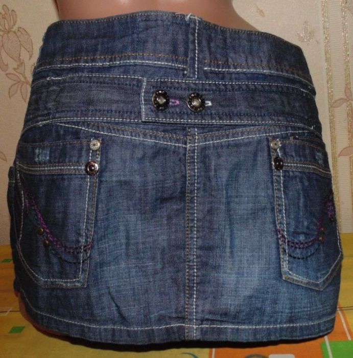 Модная фирменная молодежная джинсовая юбка.Качество!