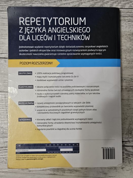 Repetytorium z języka angielskiego dla liceów i techników -rozszerzony