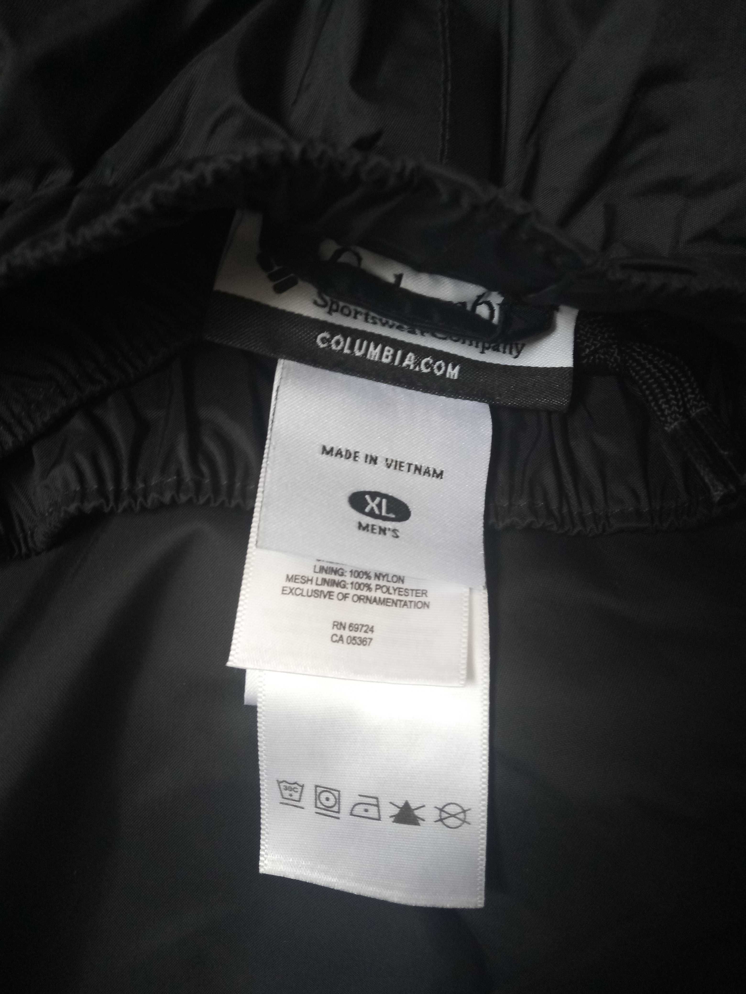 Spodnie Columbia XL  czarne memb sportowe omni tech