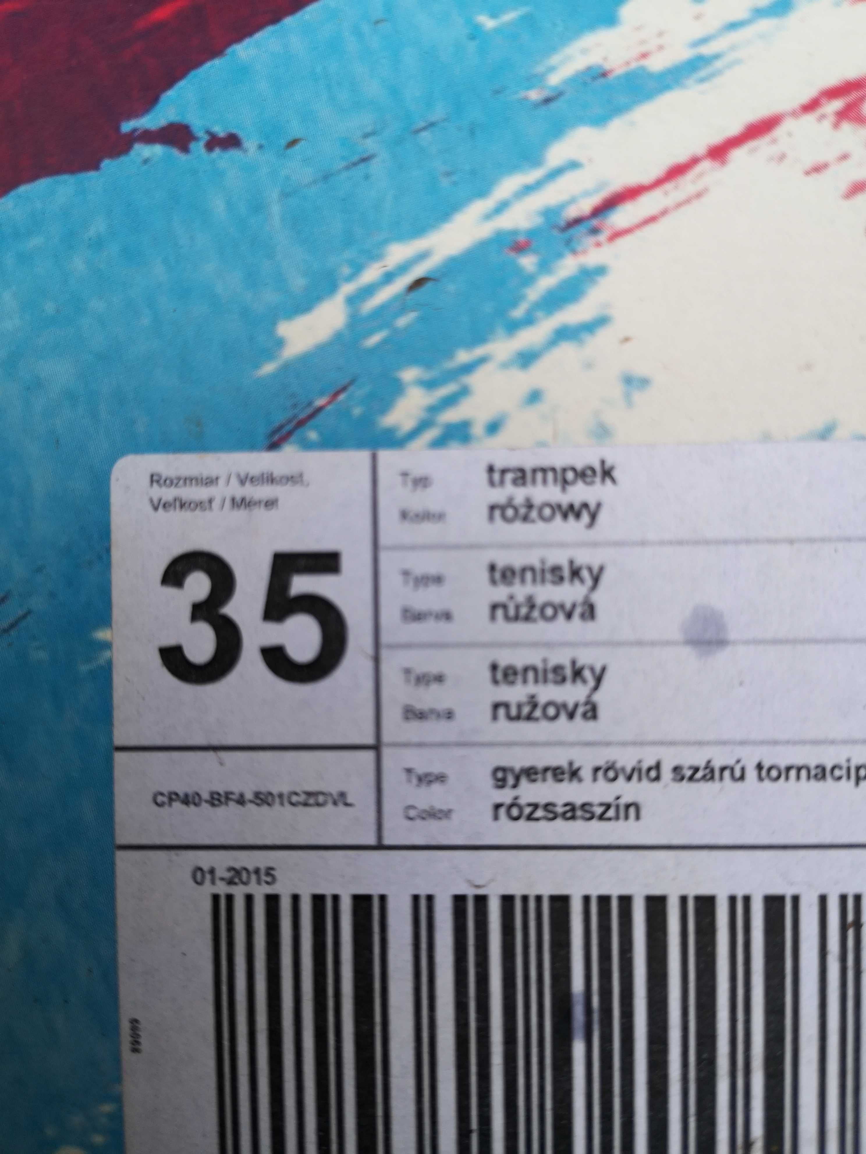 Trampki dziewczęce  Violetta nowe