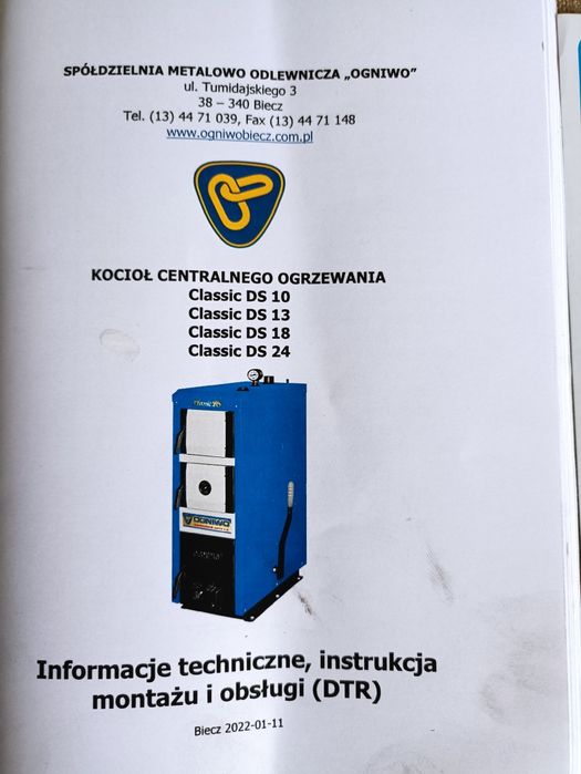 Nowy piec CO classic DS18