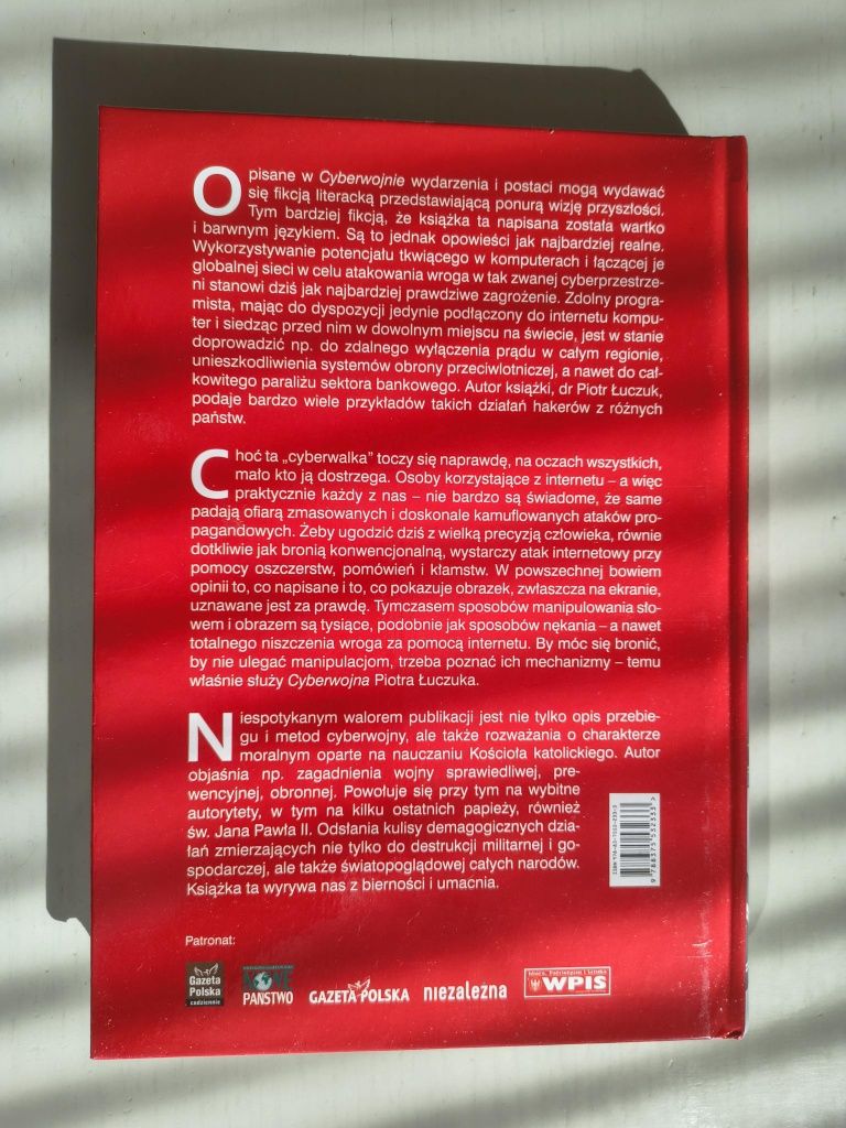 Książka Piotr Łuczak Cyber Wojna