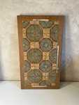 Blat vintage drewniany z płytkami w stylu Portugalskim 137 cm x 77 cm