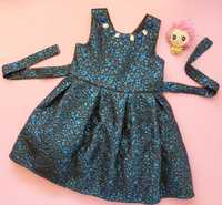 Нарядное брендовое платье на девочку 3-4 года, рост 104 (маломерит)