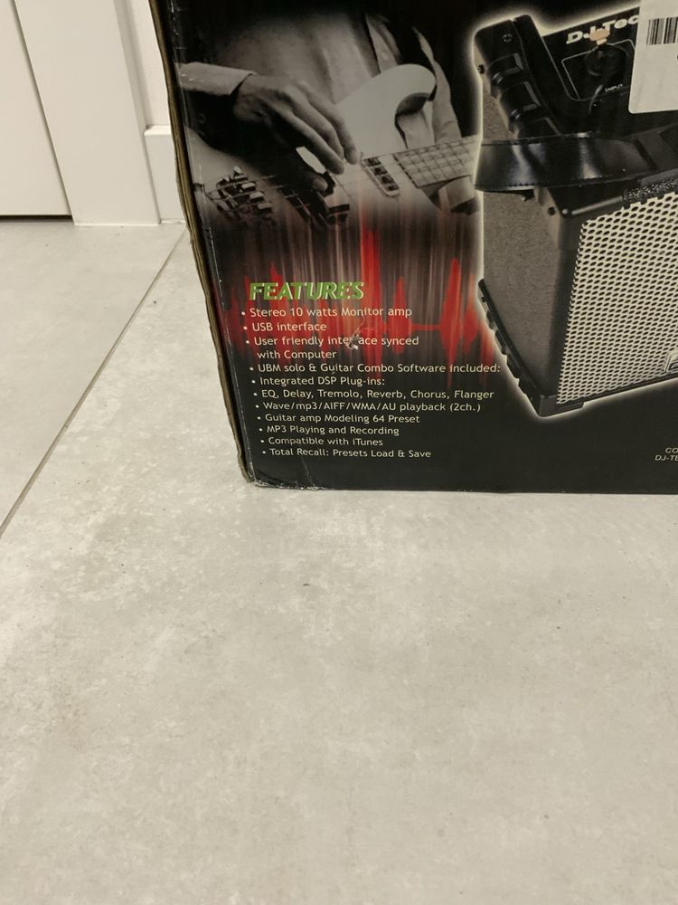 Piecyk gitarowy dj-tech
