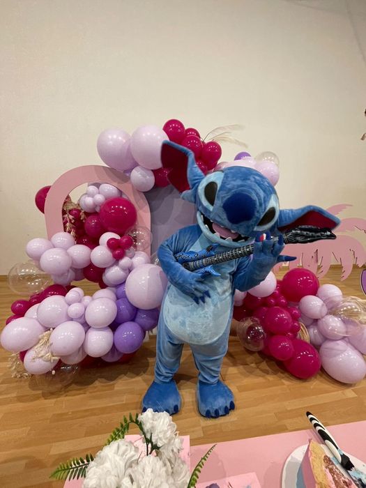 Presença mascote stitch e Angel