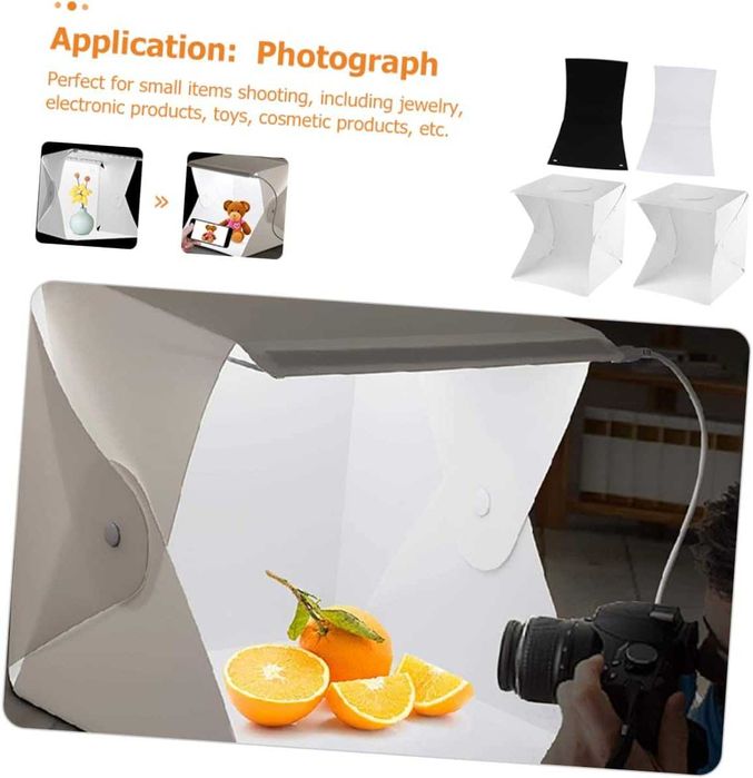 Caixa de Luz para Fotografias e Filmagens (MINI-ESTÚDIO FOTOGRÁFICO)