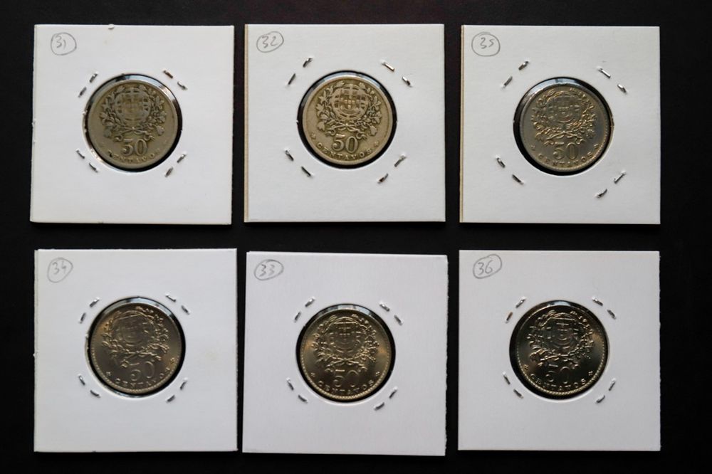 Moedas Portugal - 50 Centavos - Numismática