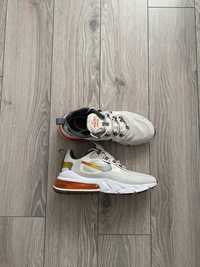 Nike Air Max 270 React Summit White/Metallic Gold кросівки оригінал