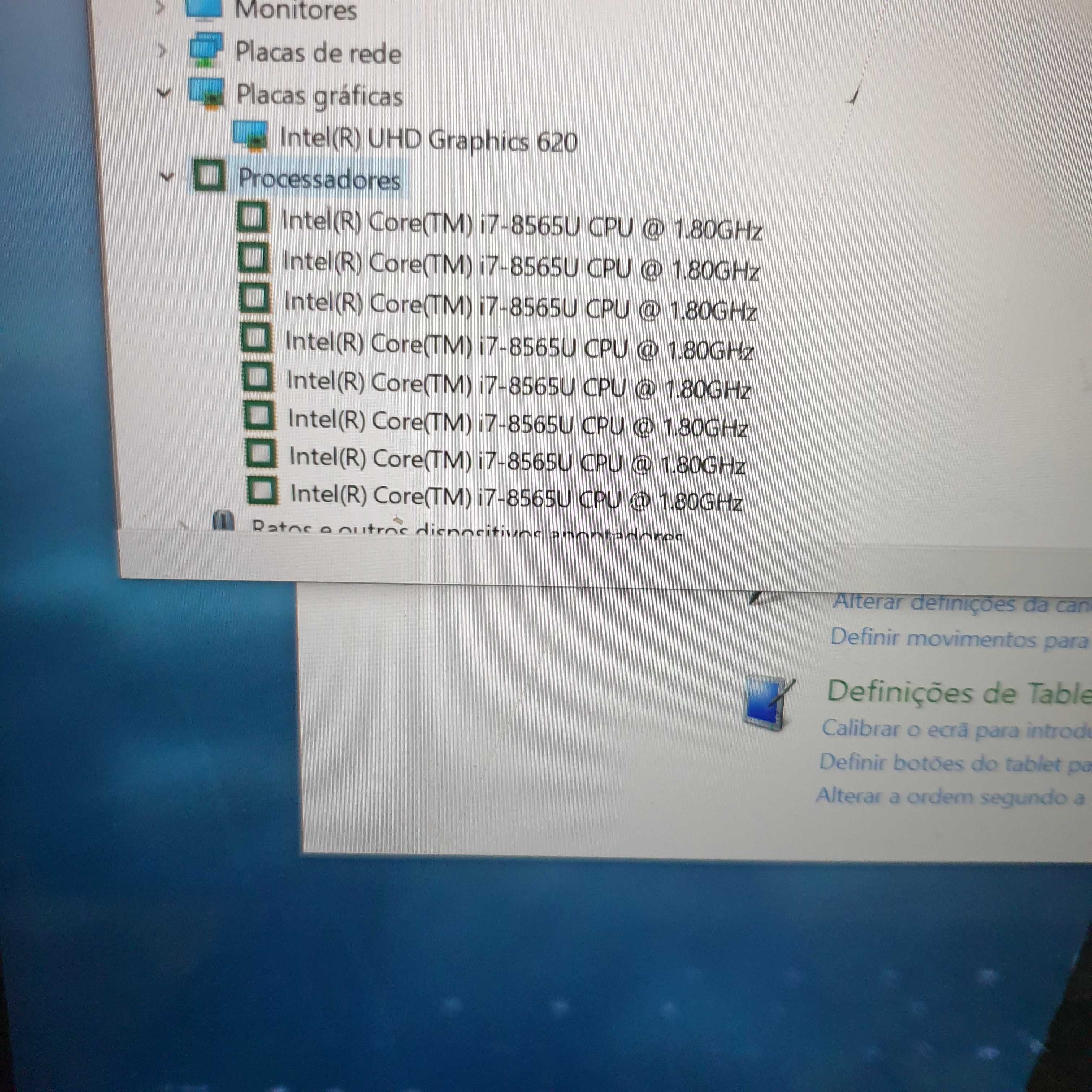 motherboard Huawei WRT-WXP processador i7-8565U, testada sem anomalia
