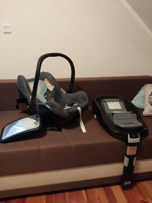 Maxi Cosi CabrioFix – fotelik 0-13 kg + baza + wkładka antypotowa