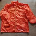 65. Kurtka z kapturem przeciwdeszczowa rozmiar L z logo Orange