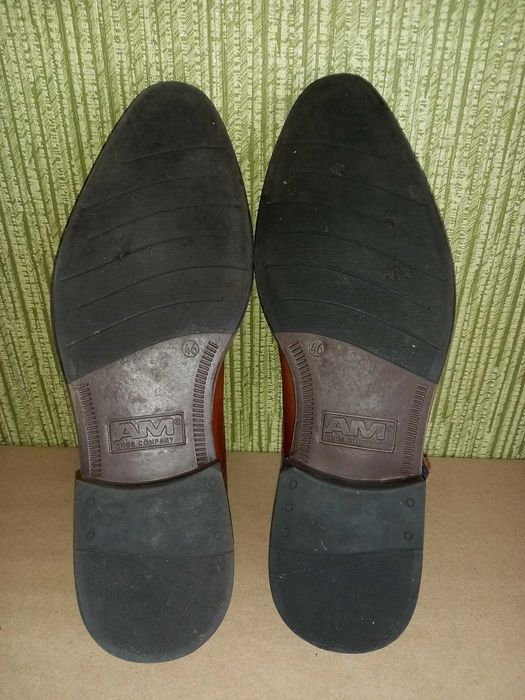 Шкіряні чоловічі туфлі дабл монки