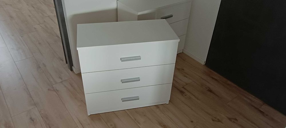 Komoda, szafka Jysk Tapdrup biała - 2 szt.
