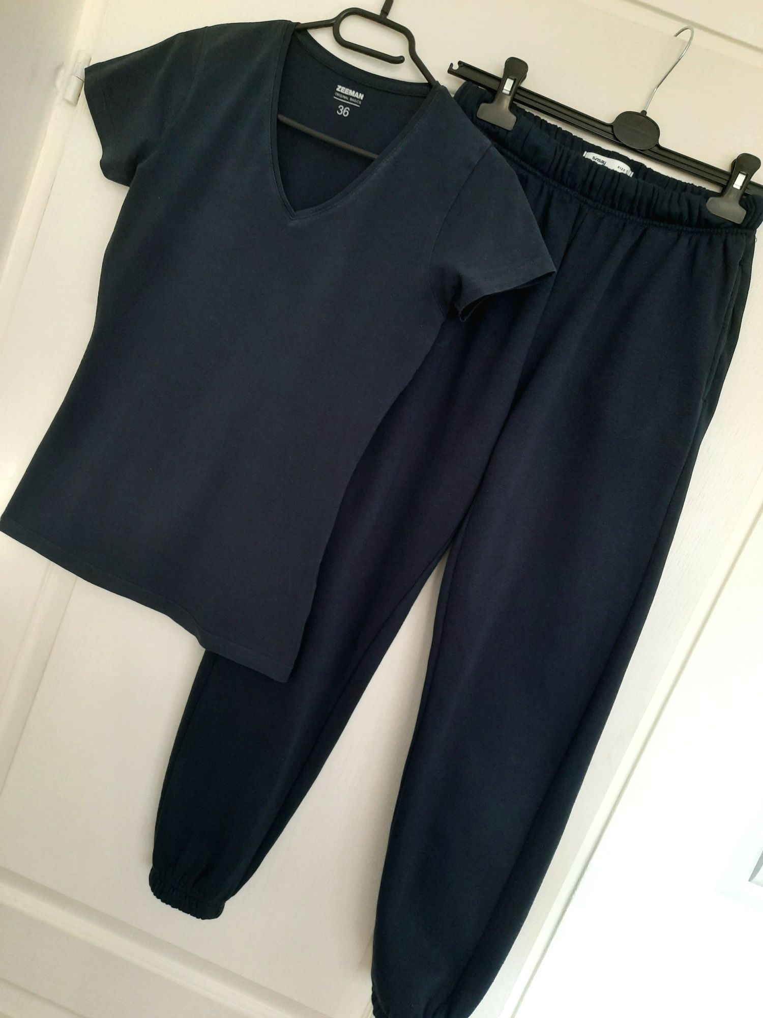 Komplet zestaw tshirt spodnie dresowe S/M