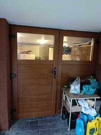 Drzwi garażowe 198x198 i drzwi wejściowe 207x107