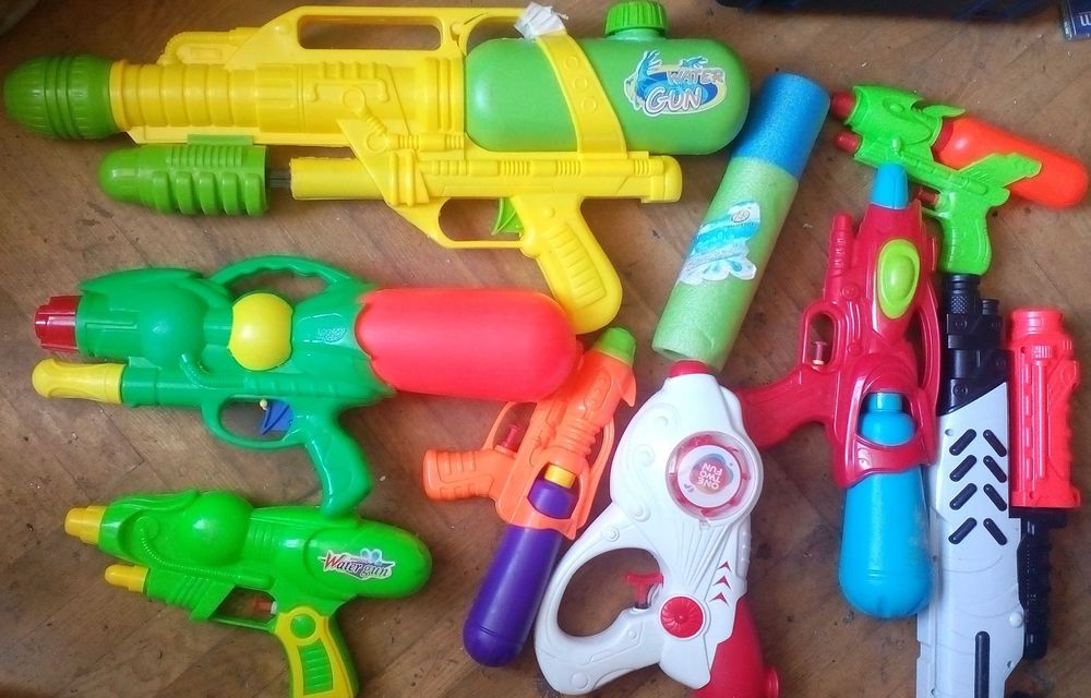 Детские надувной жилет маски трубки жилет брызгалки водные пистолеты