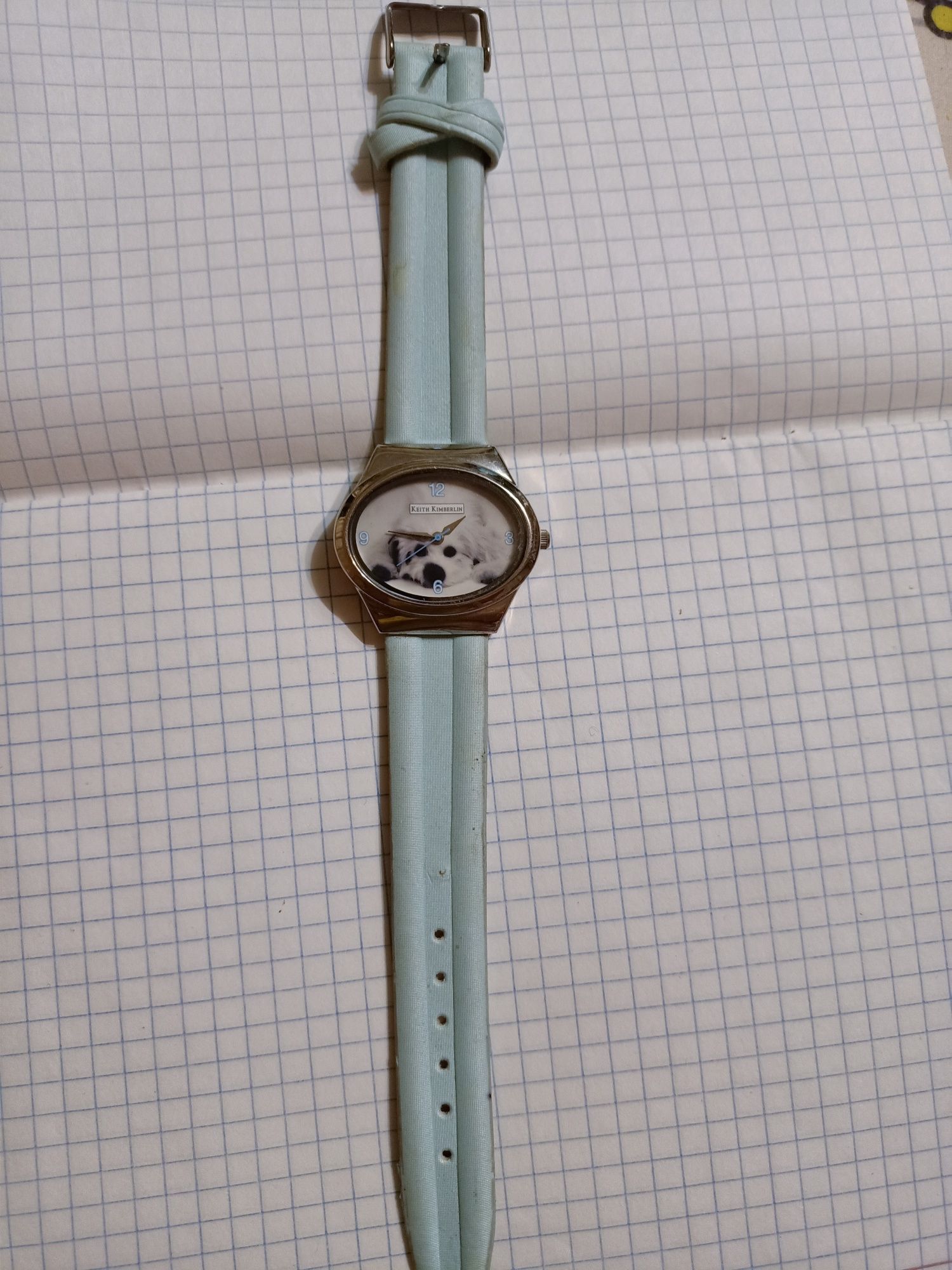 Часы Keith kimberlin часы из сша с собачкой на циферблате.