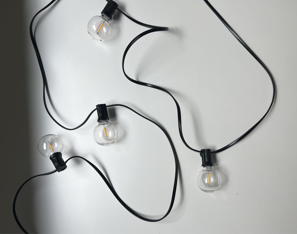 Girlanda świetlna zewnętrzna 10 lampek LED