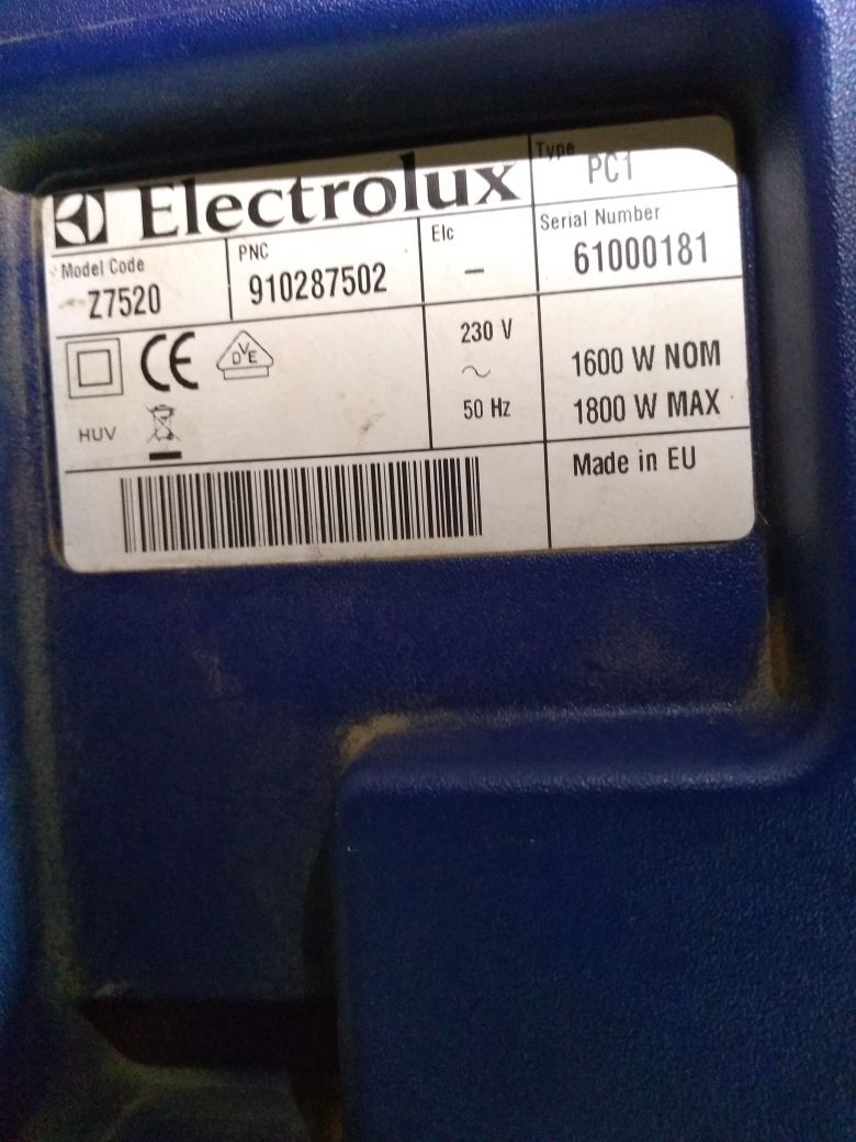 Odkurzacz workowy Electrolux Clario Z7520 moc 1800W
