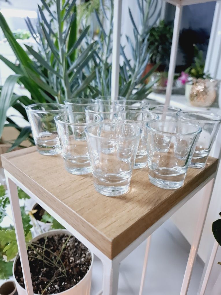 11 szt. kieliszki 40 ml do likieru wódki grube szkło