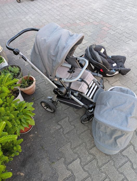 Wózek 3w1 + baza do samochodu
