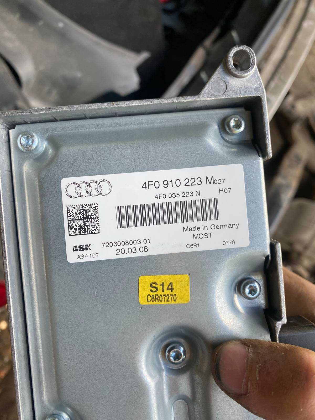 Підсилювач аудіо Audi A6 (C6) 2004-2011,A6 C6 (2004-2011) 4F0910223