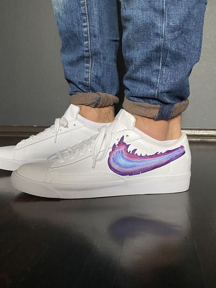 Buty custom Nike Blazer LOW LE roz 42