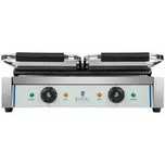 Grill kontaktowy - 2 x 1800 W ryflowany podgrzewacz do panini burgerów