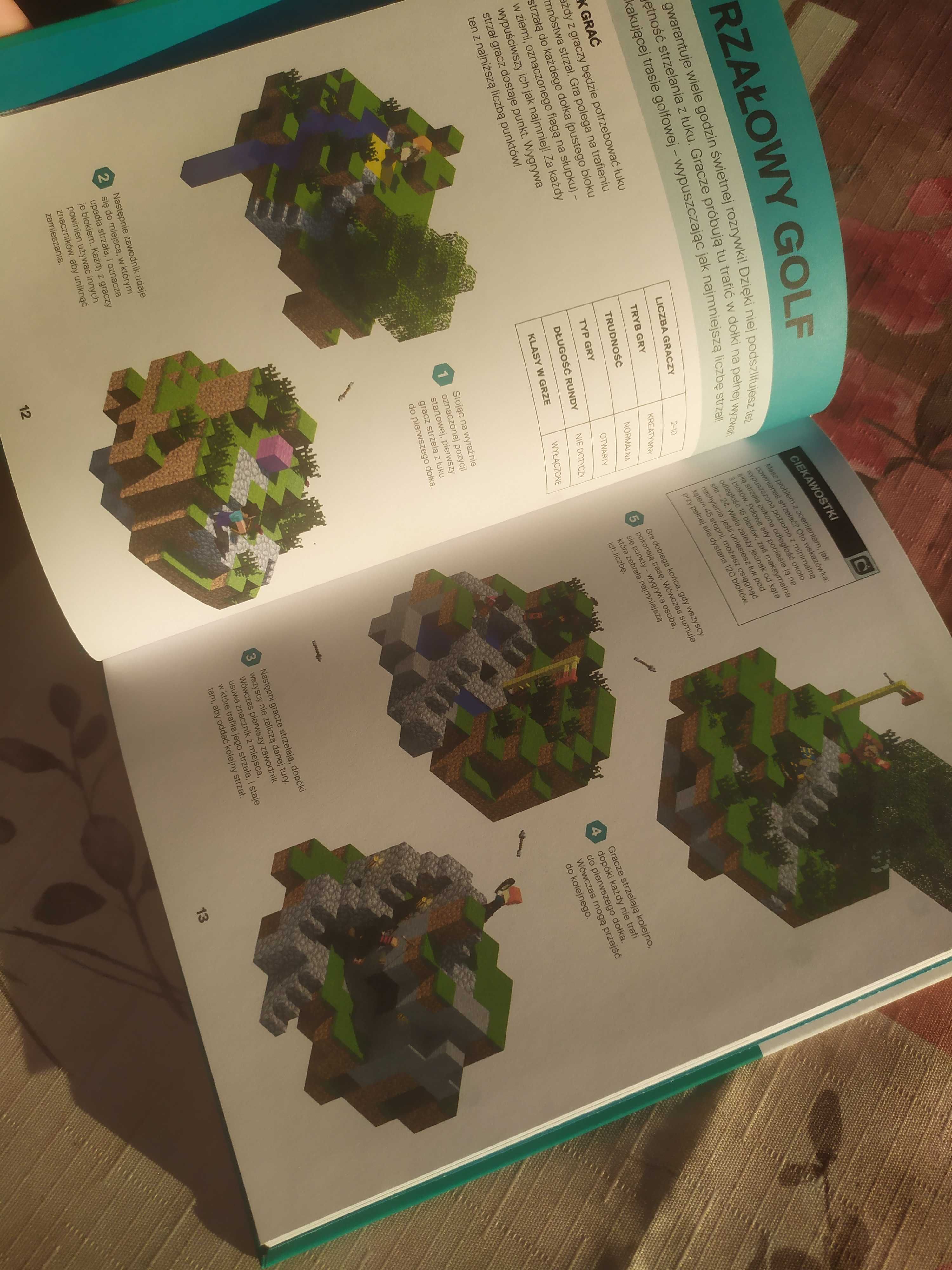 Książka Minecraft podręcznik minigier PVP