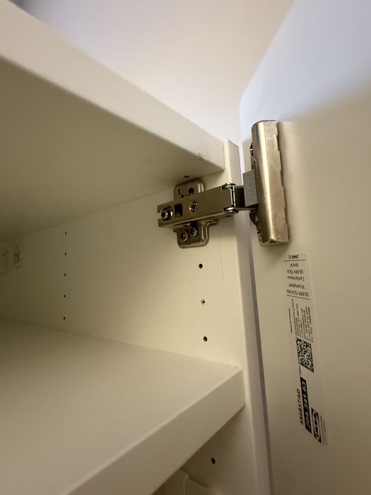 Szafa dla dziecka ikea Smastad Platsa fioletowo biała