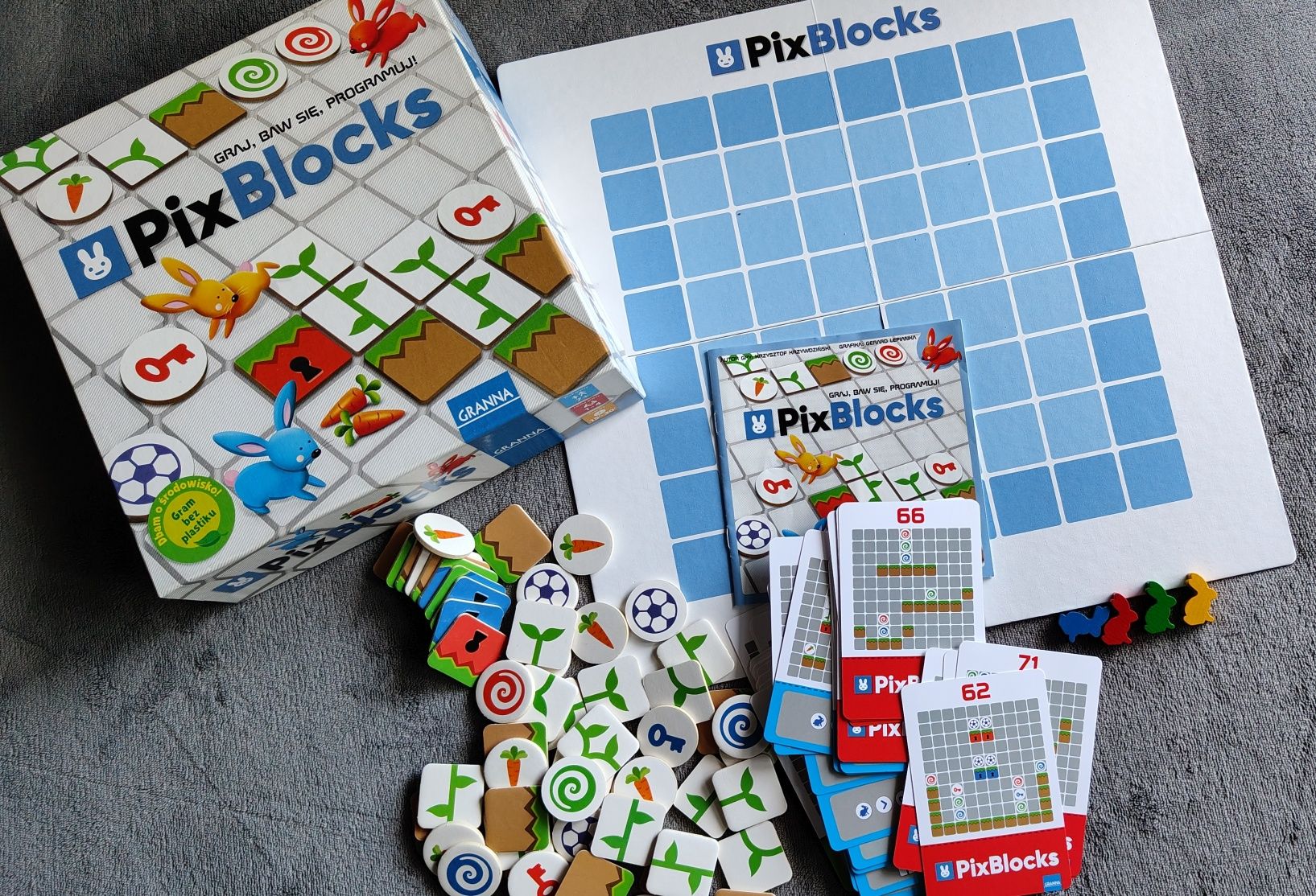 Programowanie dla dziec PixBlocks gra Granna