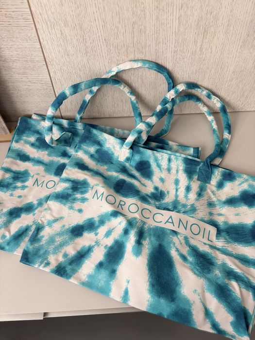 Zestaw 2 Toreb na zakupy plaże Moroccanoil bawełna