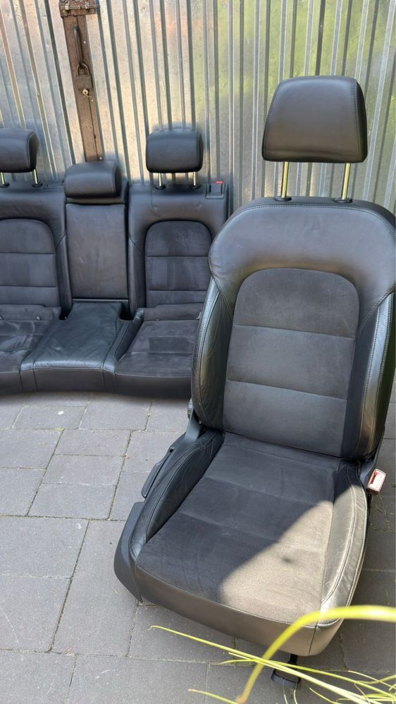 Шкіра алькантара комплект сидіння skoda superb 2009-2015