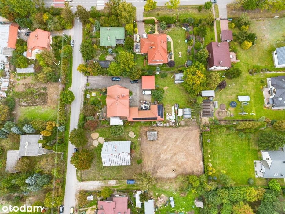 Działka budowlana 800 m2  30 min od centrum Warszawy z MPZP