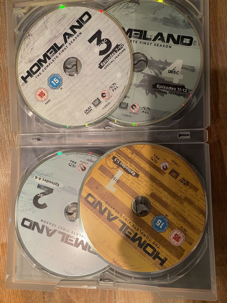 Homeland - sezon 1 i 2 - angielska wersja językowa