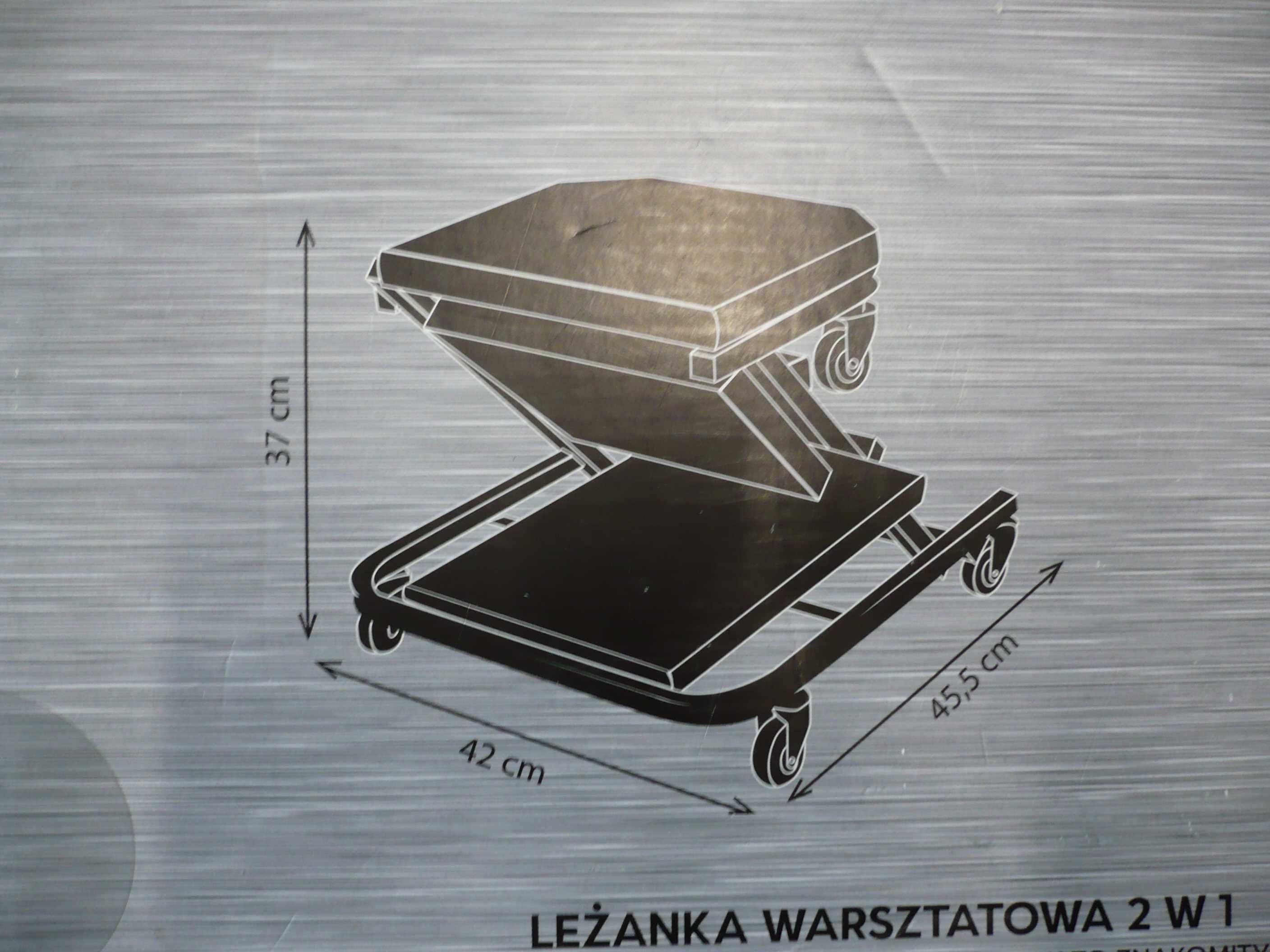 wózek warsztatowy leżanka 2w1