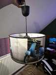 Lampa wisząca sufitowa abażur