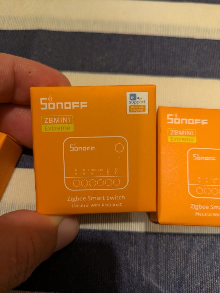 3 x sonoff Zigbee ZBMINIR2
