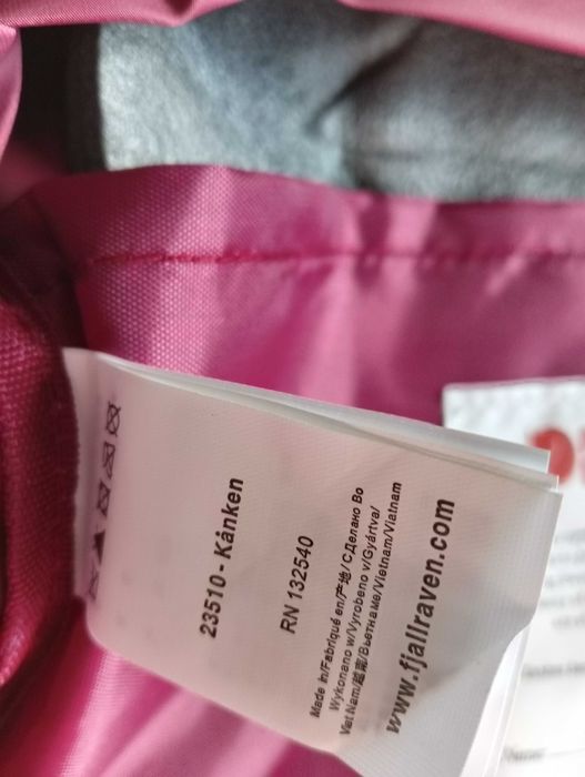 Bordowy plecak FJALLRAVEN KANKEN Classic - 16 litrowy