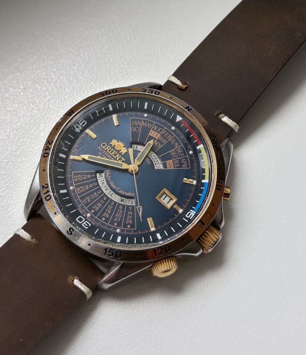 Zegarek Orient Multi Year Calender ,Cesarski,Patelnia, Automatic