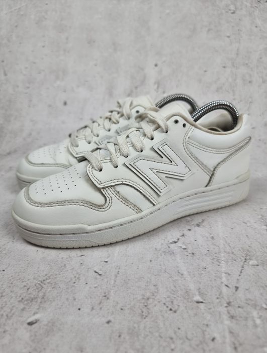 Buty Damskie New Balance NB 38 Sportowe Białe Skórzane Trampki Lekkie