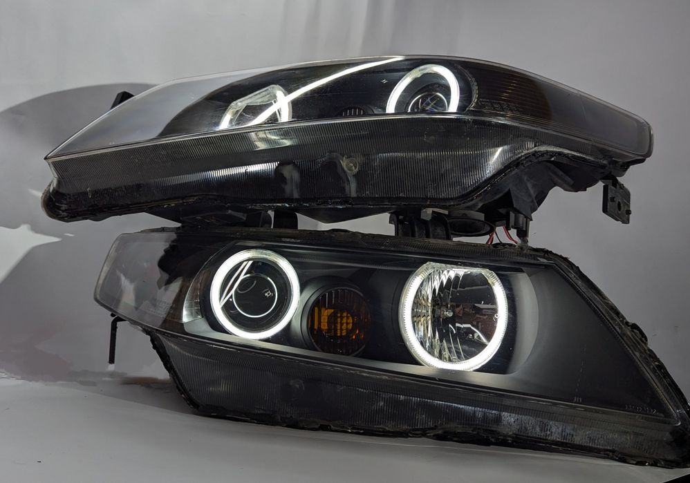 HONDA ACCORD 7 2002-2008 Фари BI-LED,ДХО,підсвітка лінз