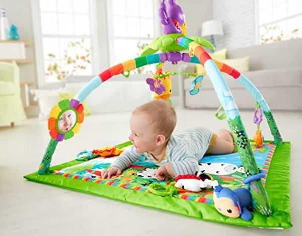 Fisher-Price Rainforest Music & Lights Deluxe Gym DFP08