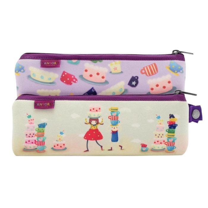 Saszetka podwójna - Tea Party Santoro ,256x133 mm