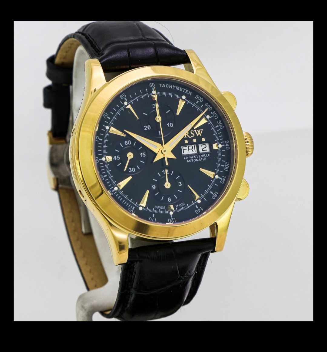 RSW Zupełnie nowy, szwajcarski zegarek Valjoux, Automatic Chronograph