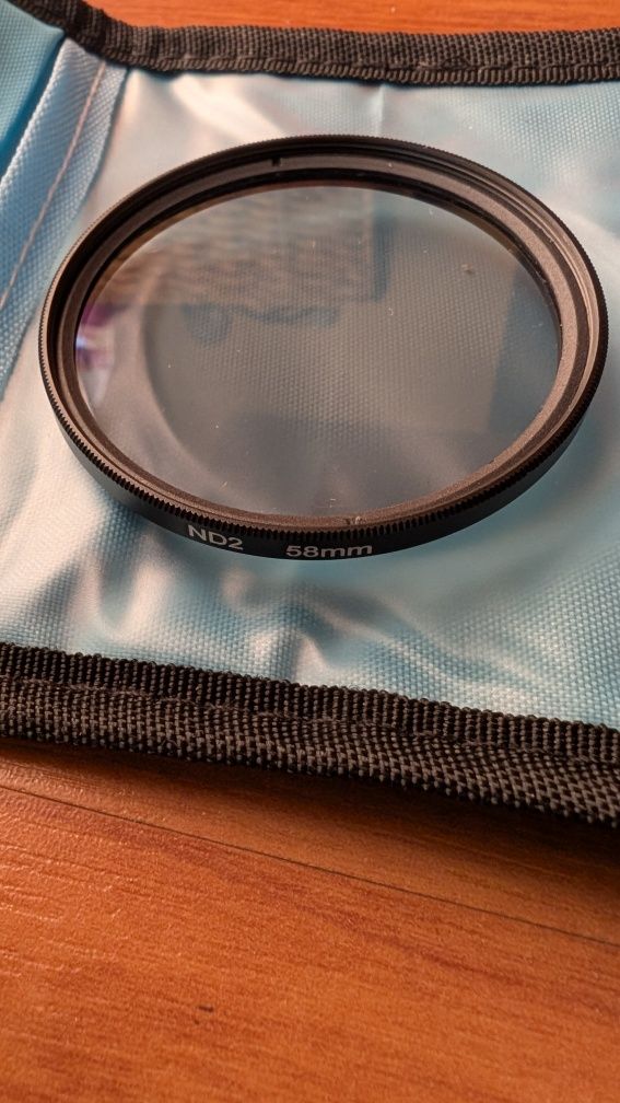 Kit de 3 Filtros ND para lentes DSLR de 58mm